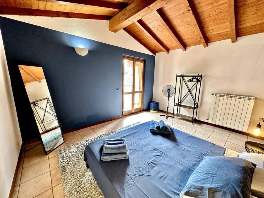 3Br Villetta Con Panoramica Sul Lago Нессо Экстерьер фото