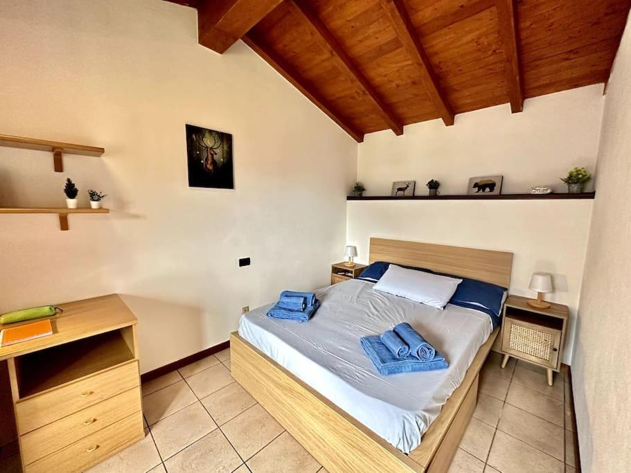 3Br Villetta Con Panoramica Sul Lago Нессо Экстерьер фото